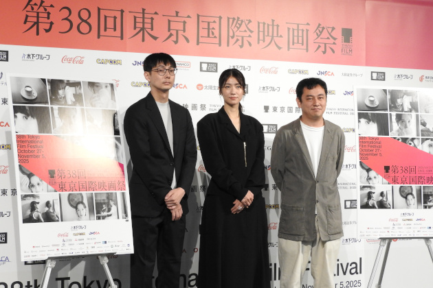 坂下監督、瀧内公美、中川監督